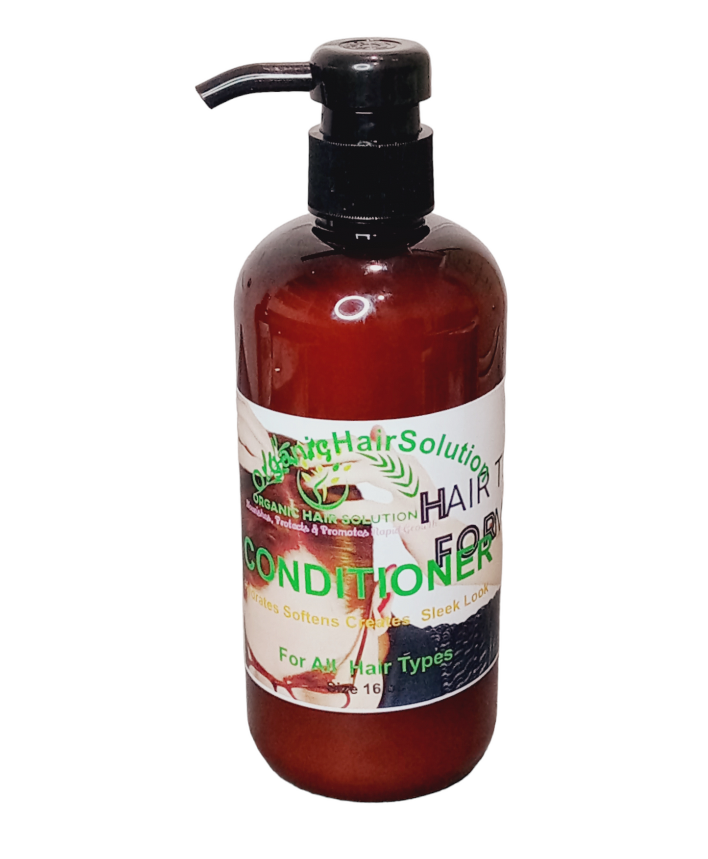 Organic Conditioner  (MEN) With Aloe vera-Vitamin E- Rose Hips-Hemp-Castor Oil-Tea Tree- Argan- Macadamia- Coconut & Jojoba Extract - Organic Hair Solution, LLC