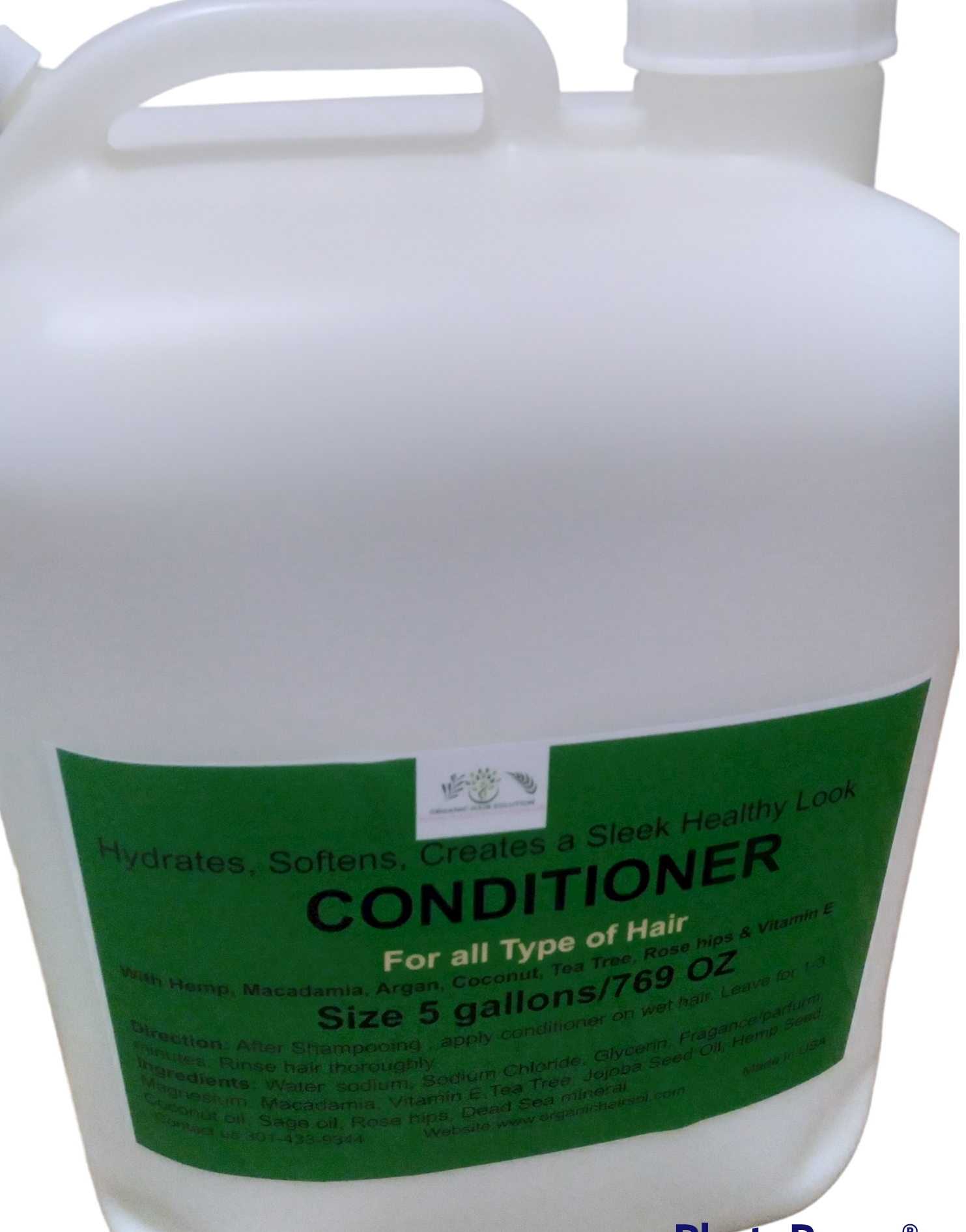GALLON SHAMPOO & CONDITIONER- For Private labels-Barber shop-Salon-Small business (5 gallon) - Organic Hair Solution, LLC