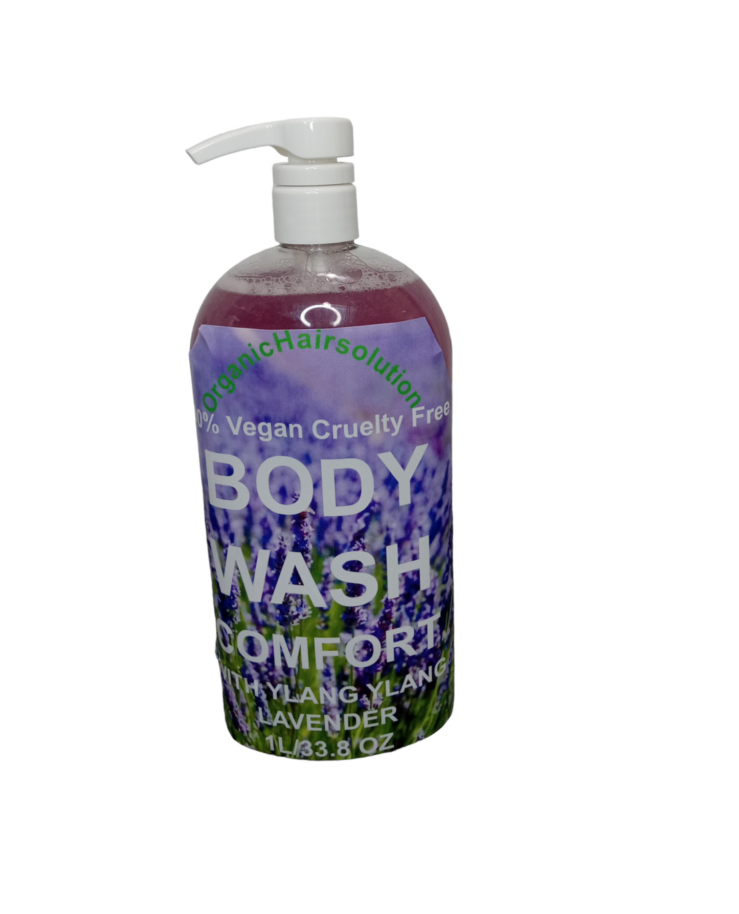 Body Wash with Lavender Almond & Shea Butter- Moisture Body Wash For Dry Skin Moisturizing Body Wash Transforms Even The Driest Skin In One Shower - Organic Hair Solution, LLC