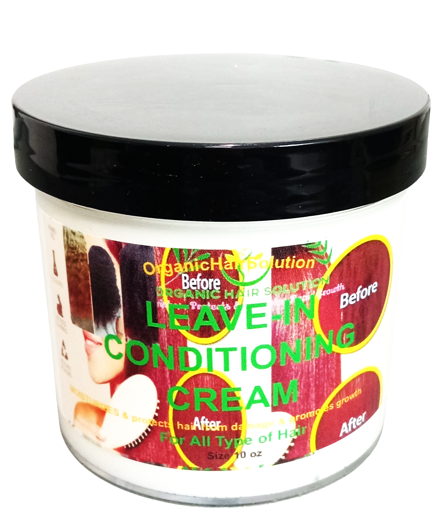 LEAVE-IN CONDITIONER CREAM- Anti Hair Loss treatment -with Aloe vera,