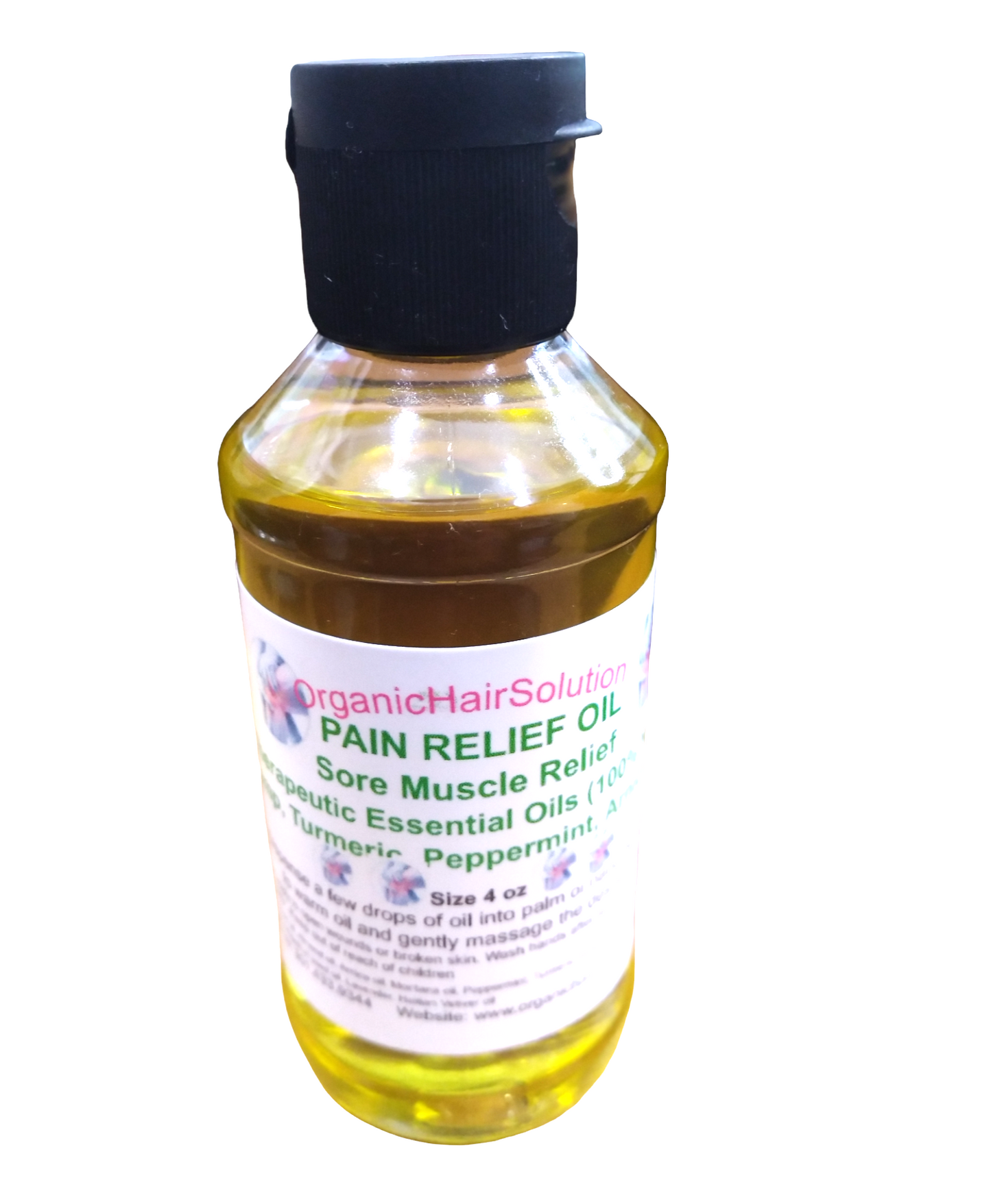 Sore Muscle Massage Oil for Joint & Muscles-Natural Therapy Oil with  Hemp Seed, Arnica Montana Oil & Peppermint - Organic Hair Solution, LLC