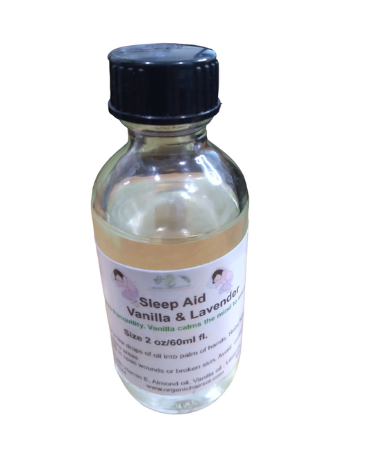 SLEEP AID -with Lavender & Vanilla-Aromatherapy Essential oil - Organic Hair Solution, LLC