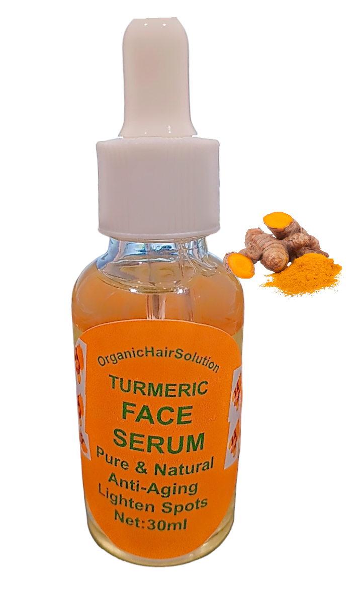 TURMERIC FACE SERUM-Pure & Natural- Anti-Aging- Lighten Spots- Serum For Face With Hyaluronic Acid, Turmeric Care Face Serum, Cleanser Acne Fade Skin Dark Spot Fade Face Radiant