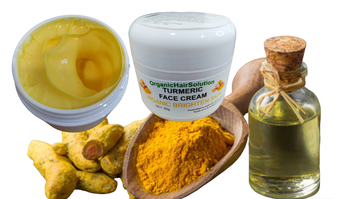 TURMERIC SET FOR FACE AND BODY CARE- Skin Kit, Acne Treatment Kit - Organic Hair Solution, LLC