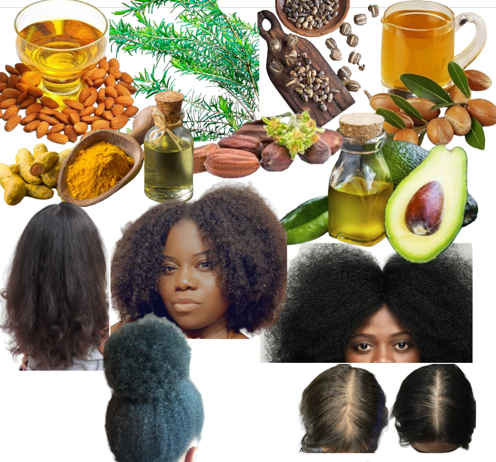 CHEBE Hair Growth Thicker Bundle  -2in 1-Oil & Hair Mask-Hair Thickening- Willow bark oil- Castor Oil- Mango Butter-Tea Tree-Willow Bark - Organic Hair Solution, LLC